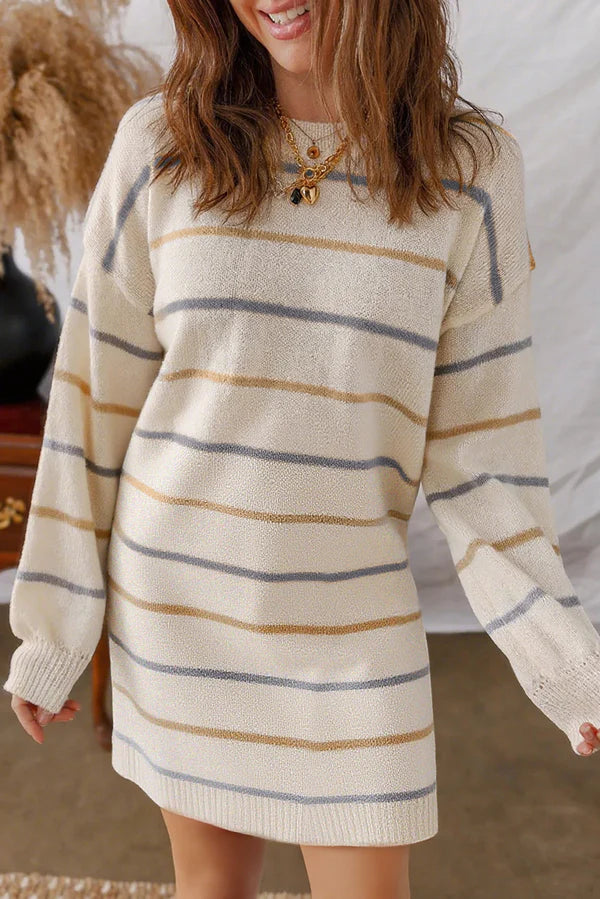 Striped Sweater Dress