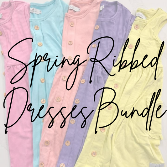 SPRING BUNDLE - BASIC RIBBED DRESSES - PREORDER