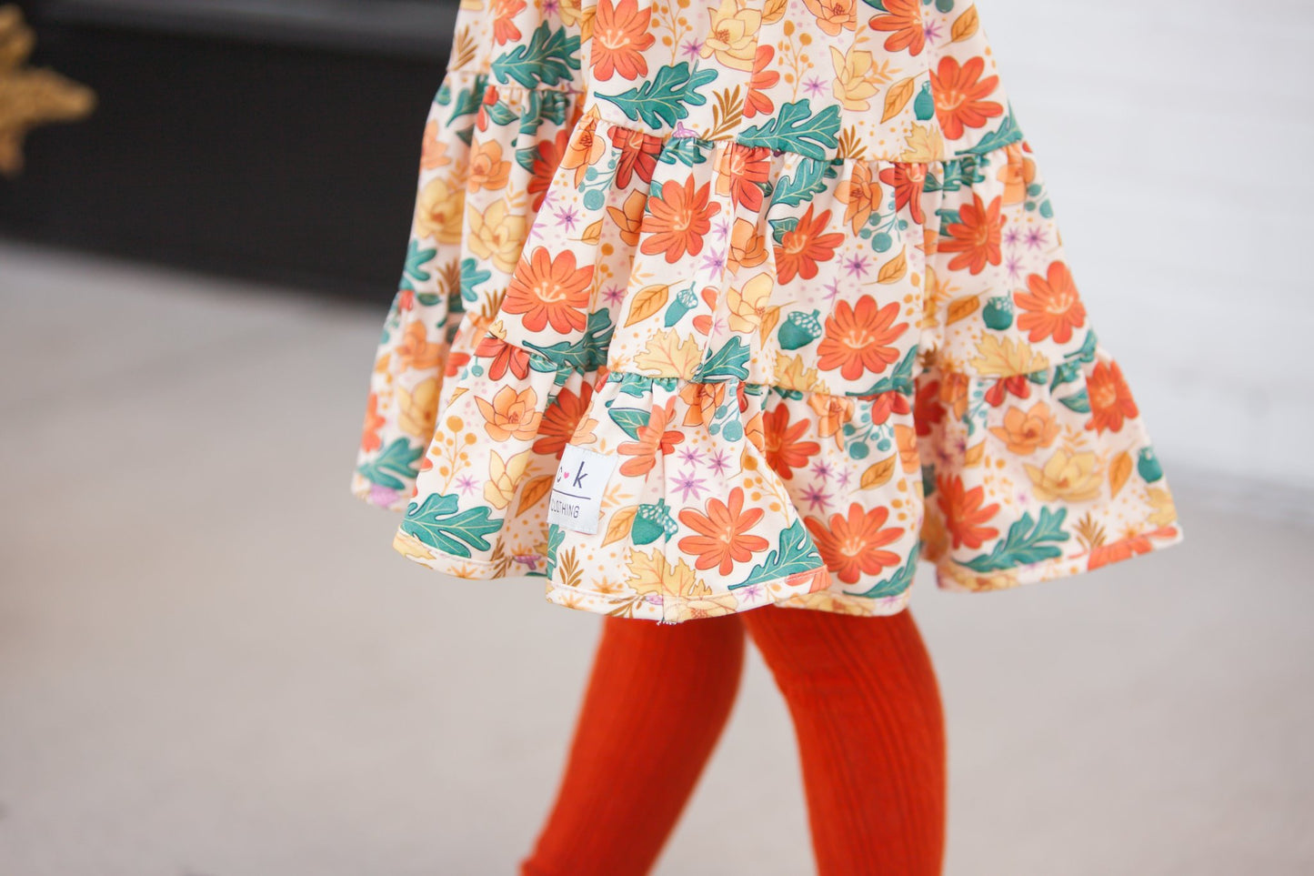 AUTUMN SUNSET - KNIT TWIRL Dress